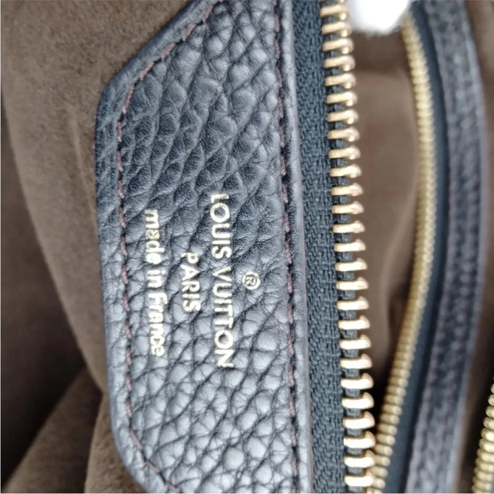 Louis Vuitton Mahina Stellar GM Anthracite Bag